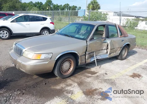 1999 Mercury Grand Marquis Ls из США, поврежденный, VIN 2MEFM75W3XX723291